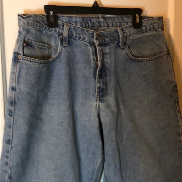 Vintage Polo Ralph Lauren Loose Jeans for Men’s 34/32 5 Pockets Distressed - Picture 5 of 12